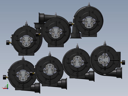 7款FMC-855F-HYD液压, 泵模型后视缩略图