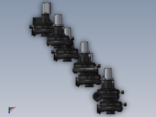 7款FMC-855F-HYD液压, 泵模型俯视缩略图