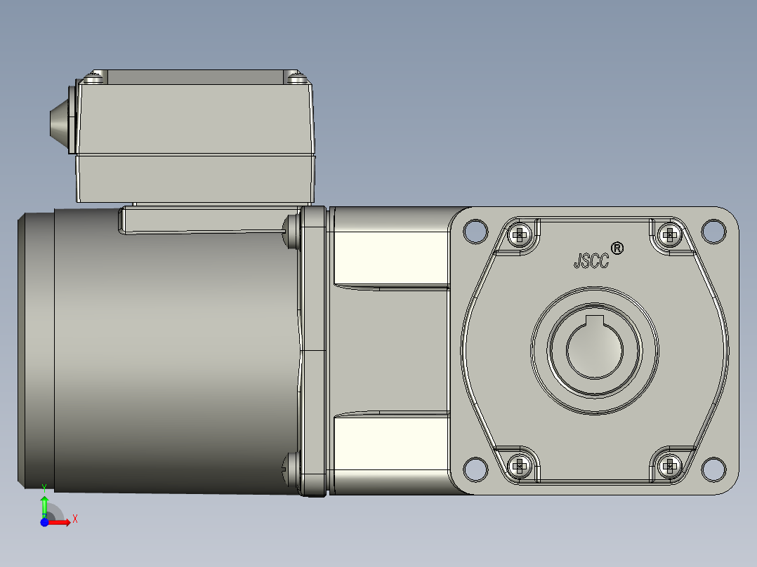 00A2精研标准电机80YS25GV22-80GK18RC前视图