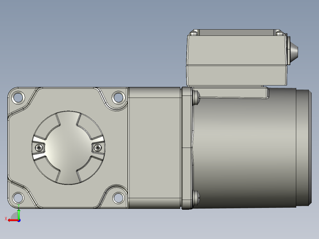 00A2精研标准电机80YS25GV22-80GK18RC后视图