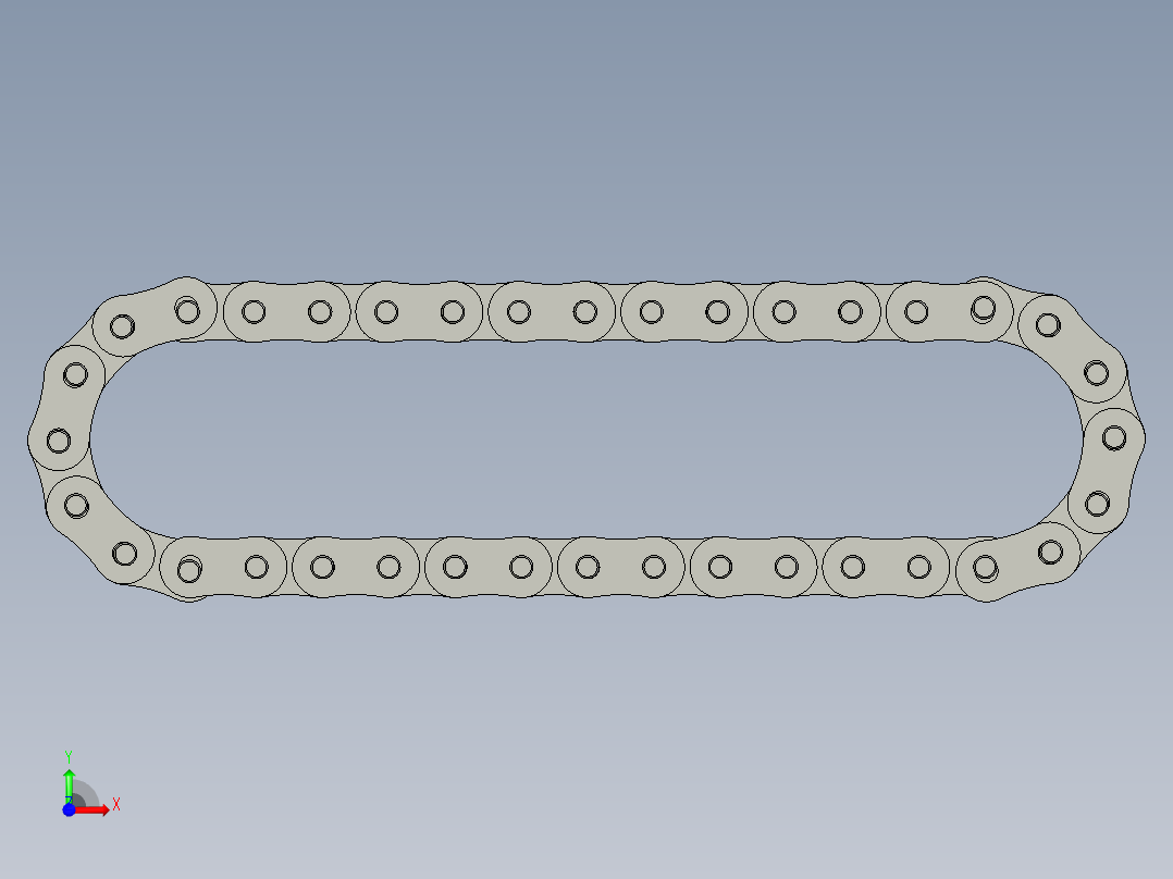 Z001-链条08B前视图