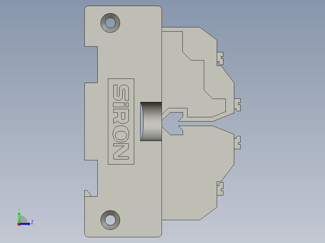 BZ-SIRON-T09444位端子台左视图