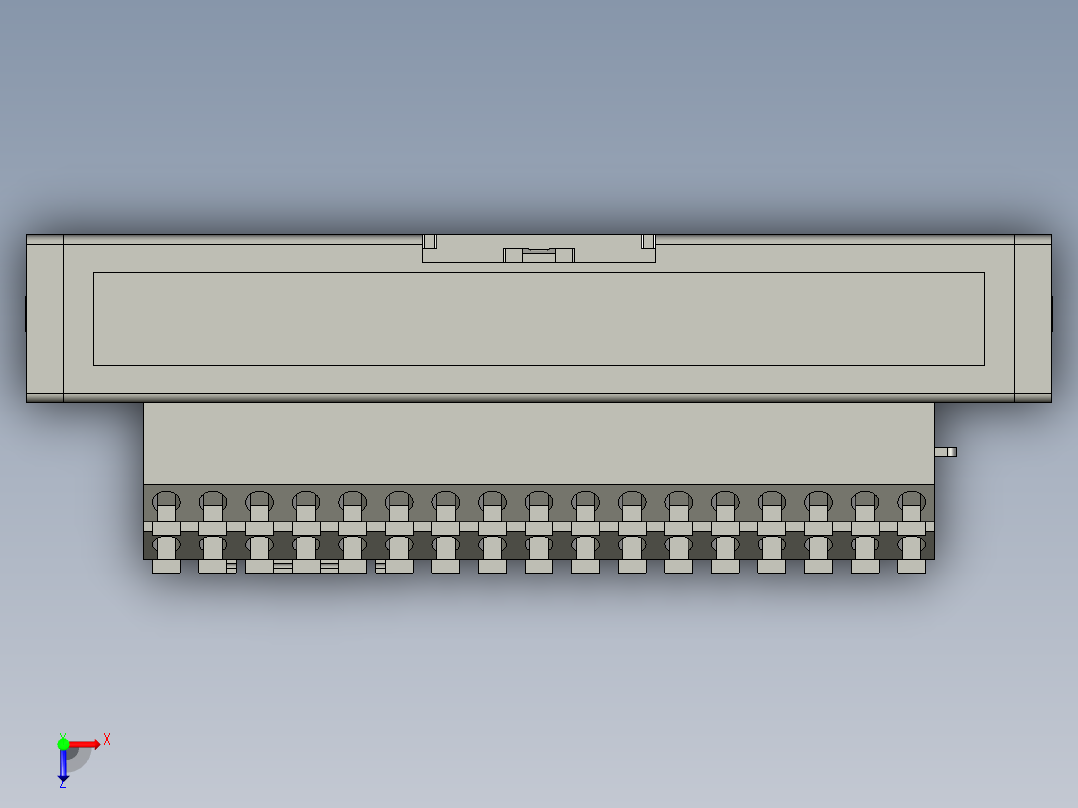 BZ-SIRON-T09444位端子台俯视图
