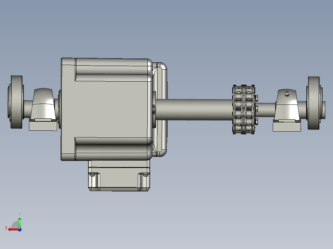 JGS01-C0400移栽顶升驱动后视图