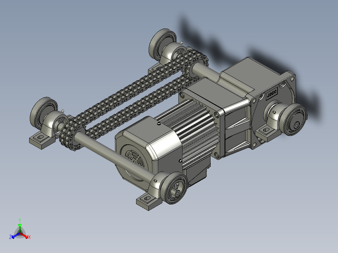 JGS01-C0400移栽顶升驱动正等轴测图