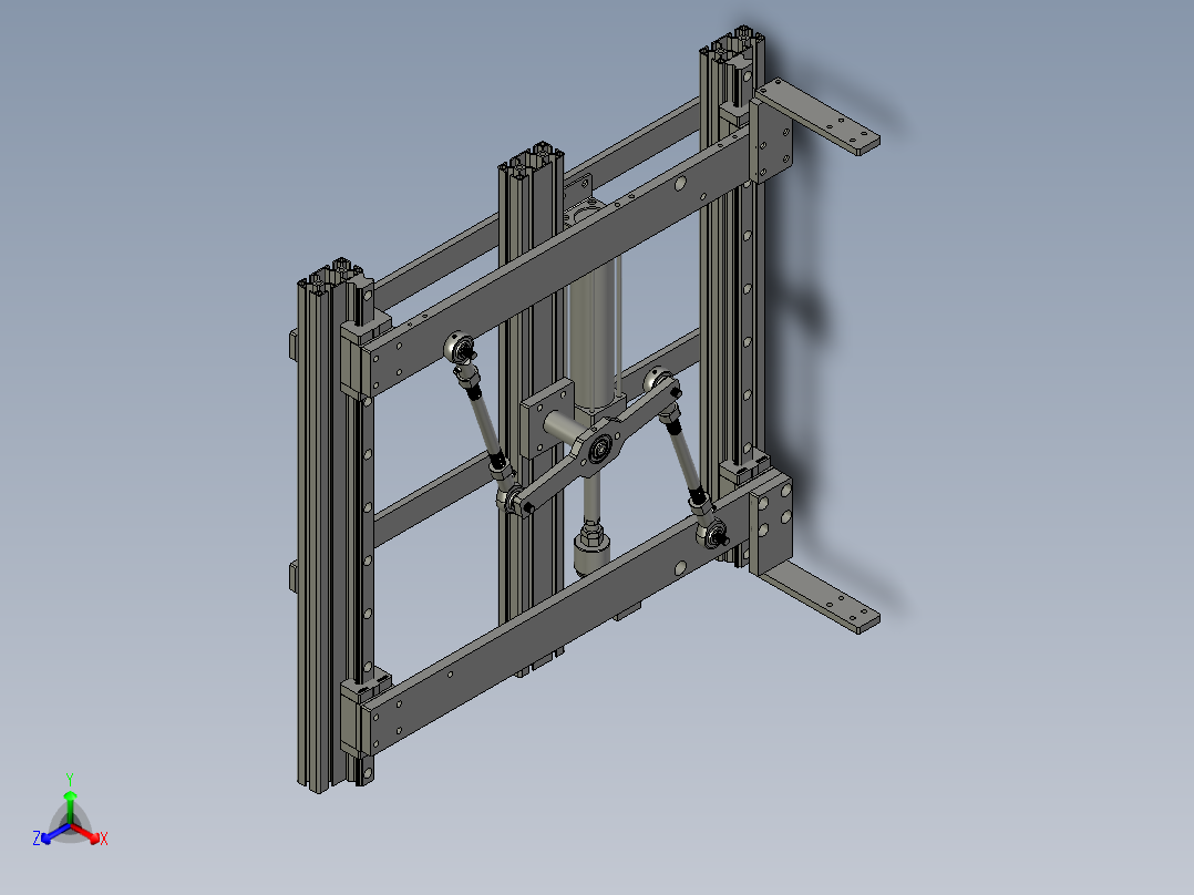 new居中机构机器人