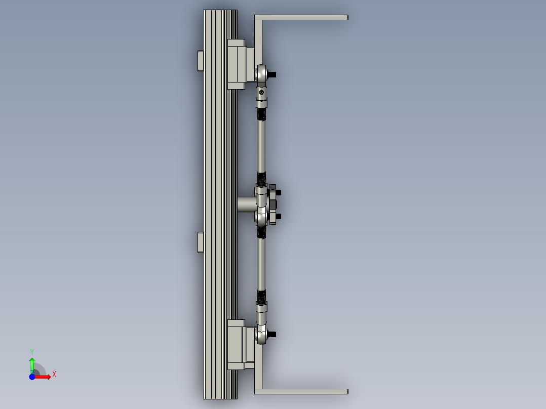 new居中机构机器人前视图