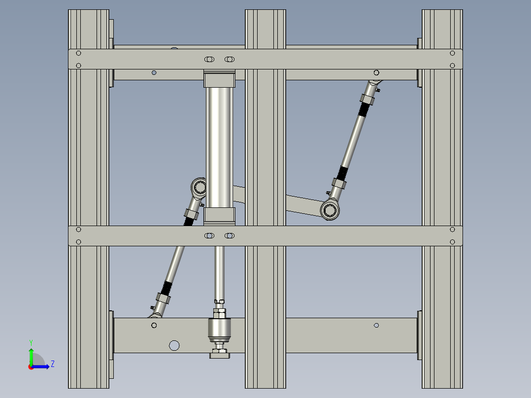new居中机构机器人左视图