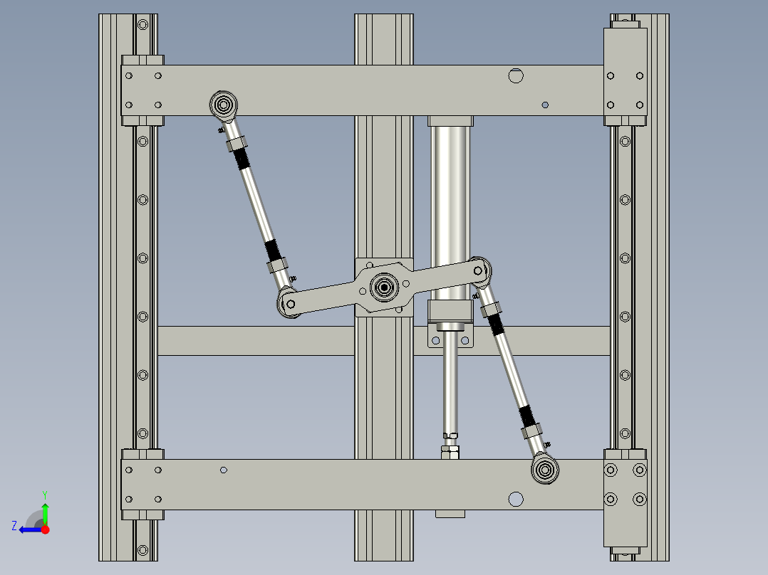 new居中机构机器人右视图
