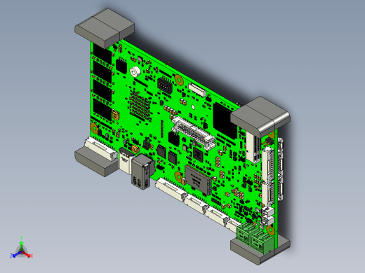 E2000Q飞腾BGA24+驱动芯片单片机正等轴测缩略图