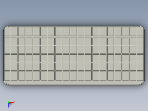 87键盘无线键盘鼠标巧克力键盘-LXYC-BOSS俯视缩略图
