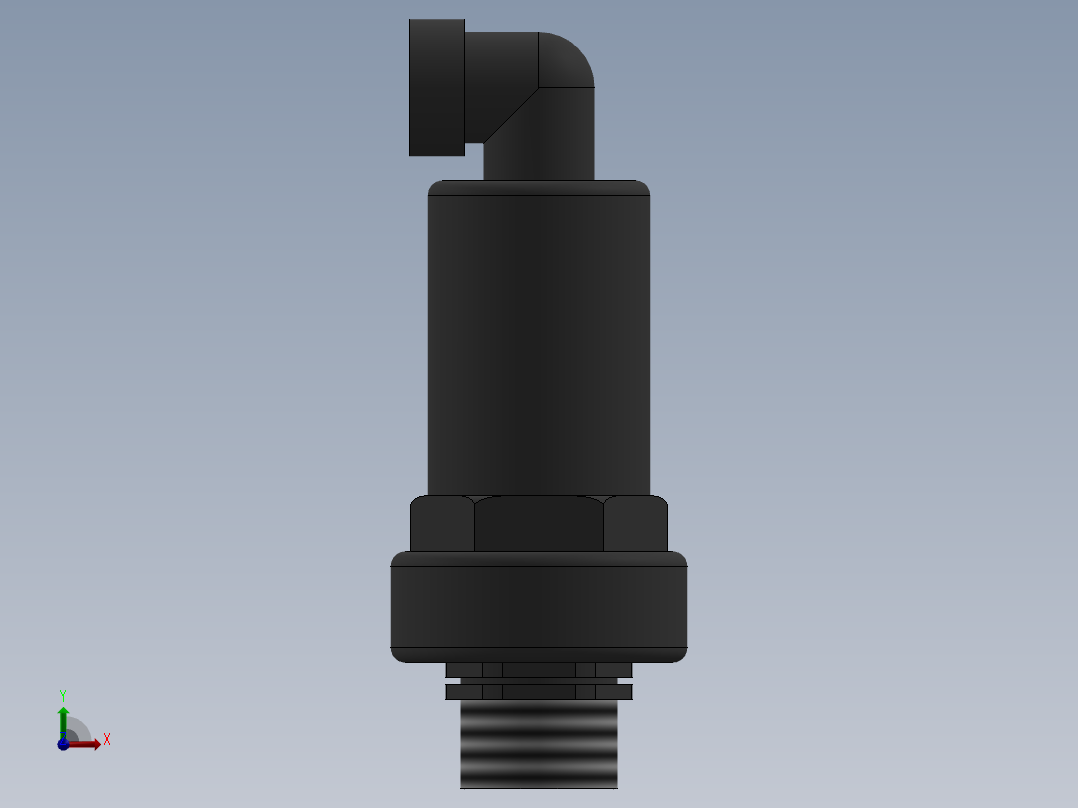 CROSS_DN32_PN10_U-PVC前视图