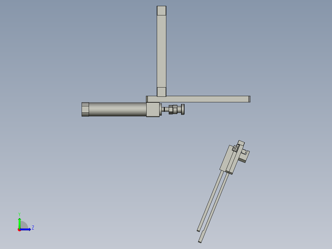 正位度导向槽左视图