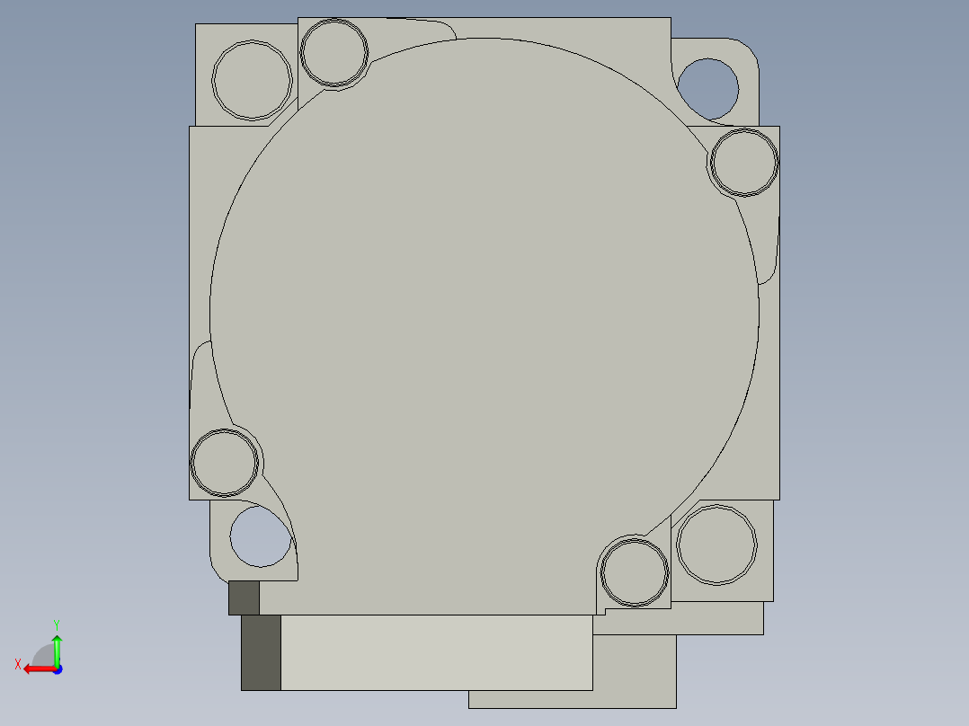 三菱100W伺服电机hg-kn13j_-s100_后视图