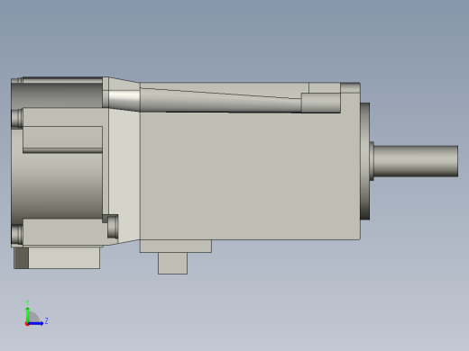 三菱100W伺服电机hg-kn13j_-s100_左视缩略图