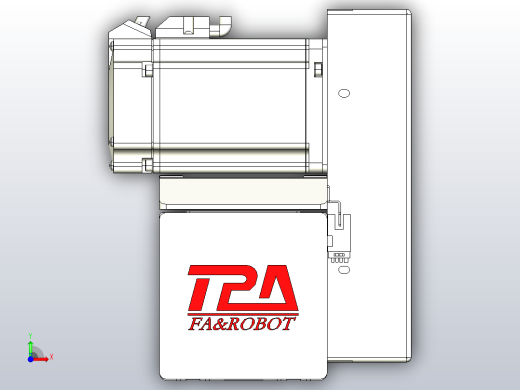 伺服电机集成皮带传动直线执行器TPA-OCB-100-192-L2250-LU-P75-N3前视缩略图
