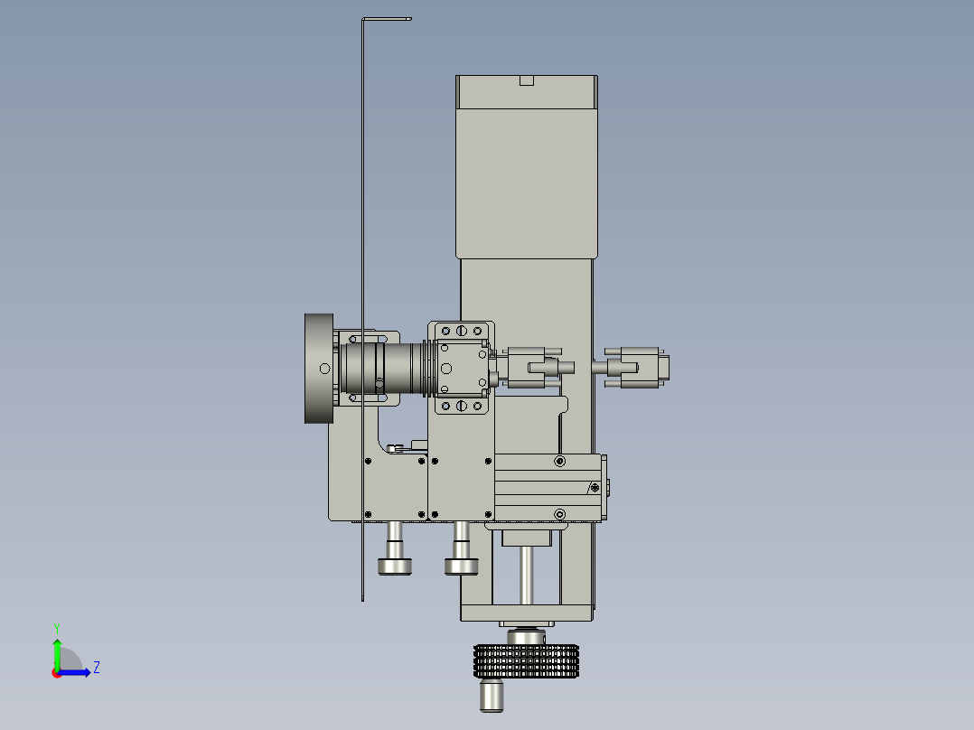1200端面外观检测组件-LXYC-BOSS左视图