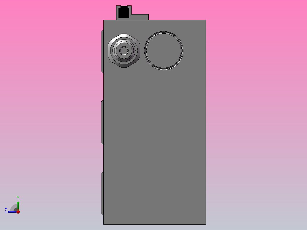 气缸RMT20X400SA(0)+(CS1-G-2)右视图