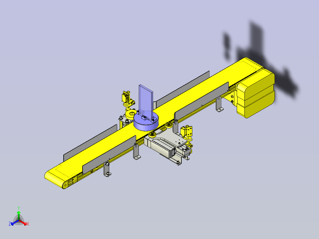 一种定位旋转外观检查3D图纸主视图