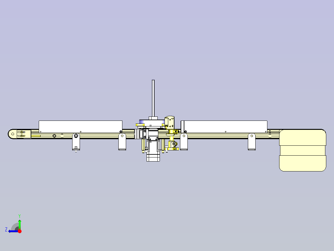 一种定位旋转外观检查3D图纸右视图