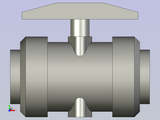 DN25由令球阀前视缩略图