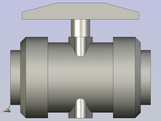 DN25由令球阀后视缩略图