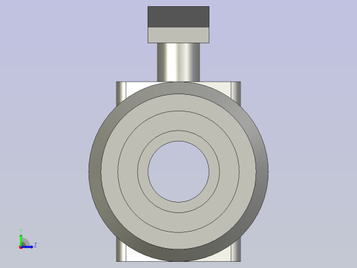 DN25由令球阀左视缩略图