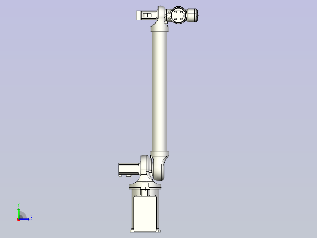 华数机器人HSR-BR602简化模型左视图