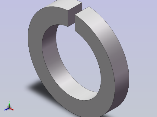 GB／T93-1987标准型弹性垫圈(装配)2×0．5