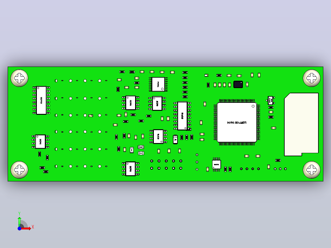检测用多用途电路基板PCBA前视图
