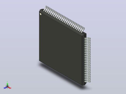 QFP 封装（四方扁平封装）QFP50P1600X1600X145-100N