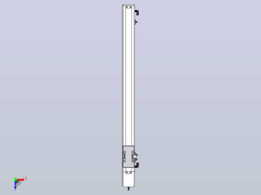SCM6-700-BM-M10滚珠花健、支撑座、滚珠丝杠、交叉导轨、直线模组俯视缩略图