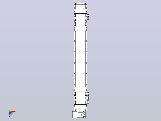 皮带直线轴双滑块型TPA-GCBS-120-P70-L250-LU-M20-N3俯视缩略图