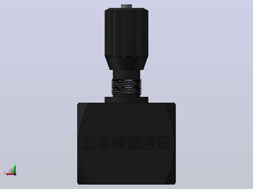 DV40 节流截止阀后视图