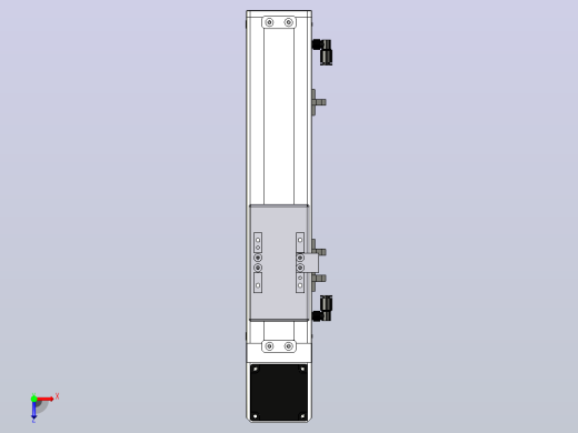 SCM6-150-BW-A57M滚珠花健、支撑座、滚珠丝杠、交叉导轨、直线模组俯视缩略图