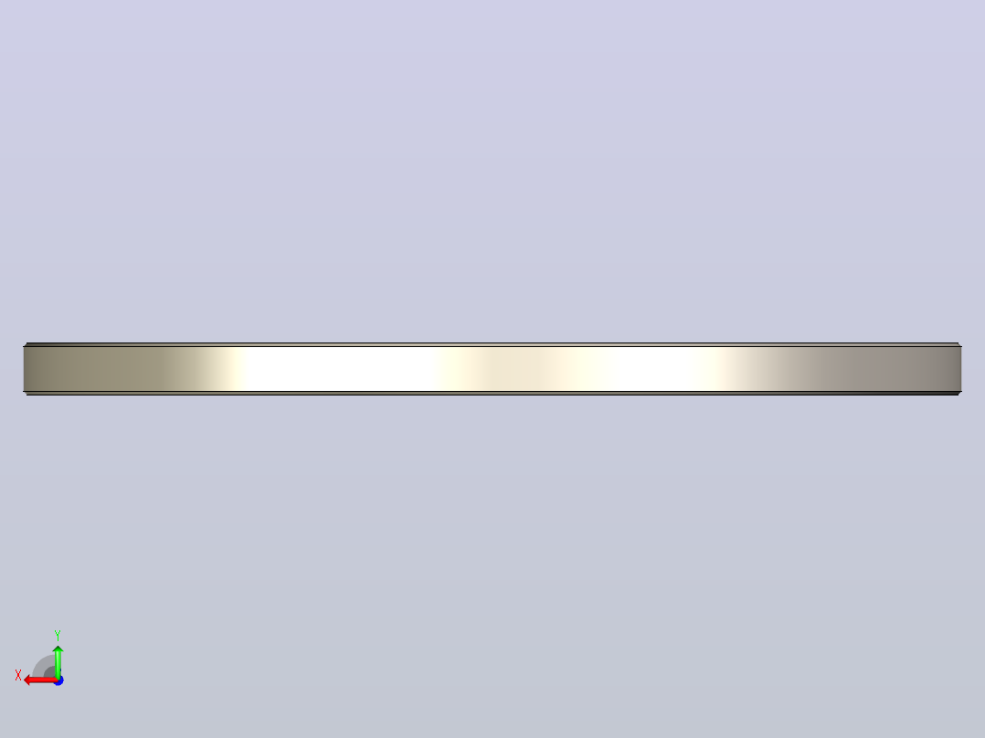 平面法兰UN 6089 PN 10-包含所有变型和每个变型的step模型的Solidworks零件后视图