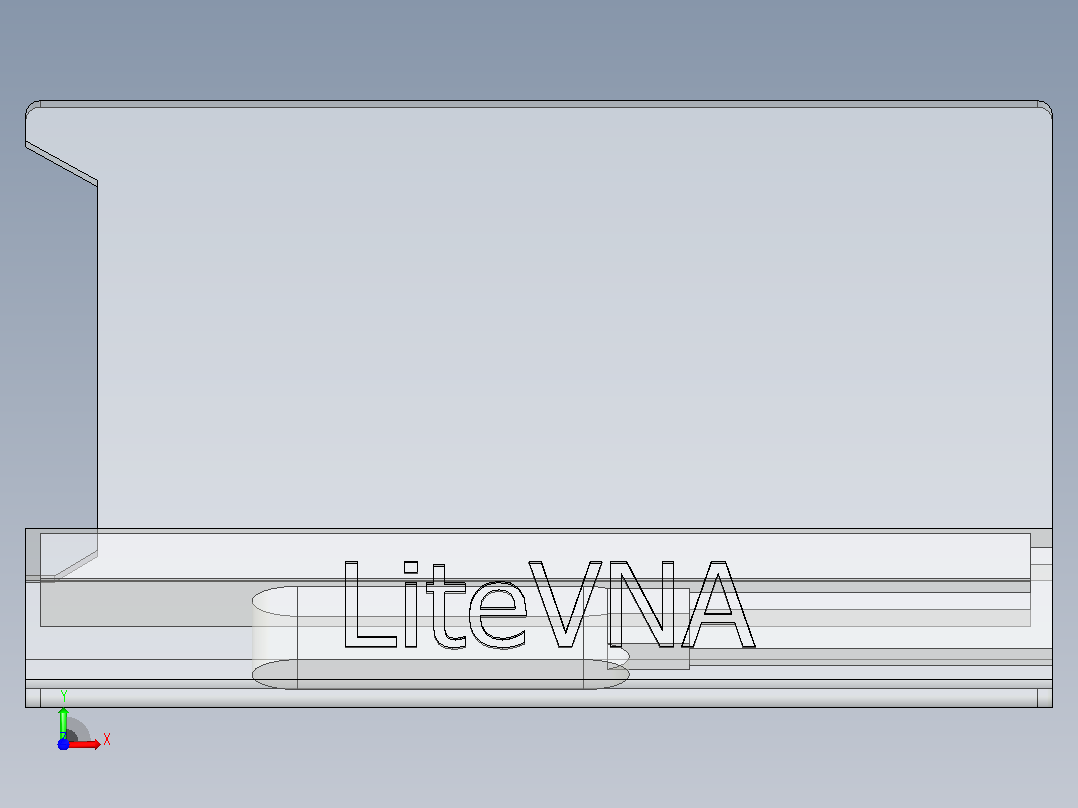 LiteVNA 底座前视图
