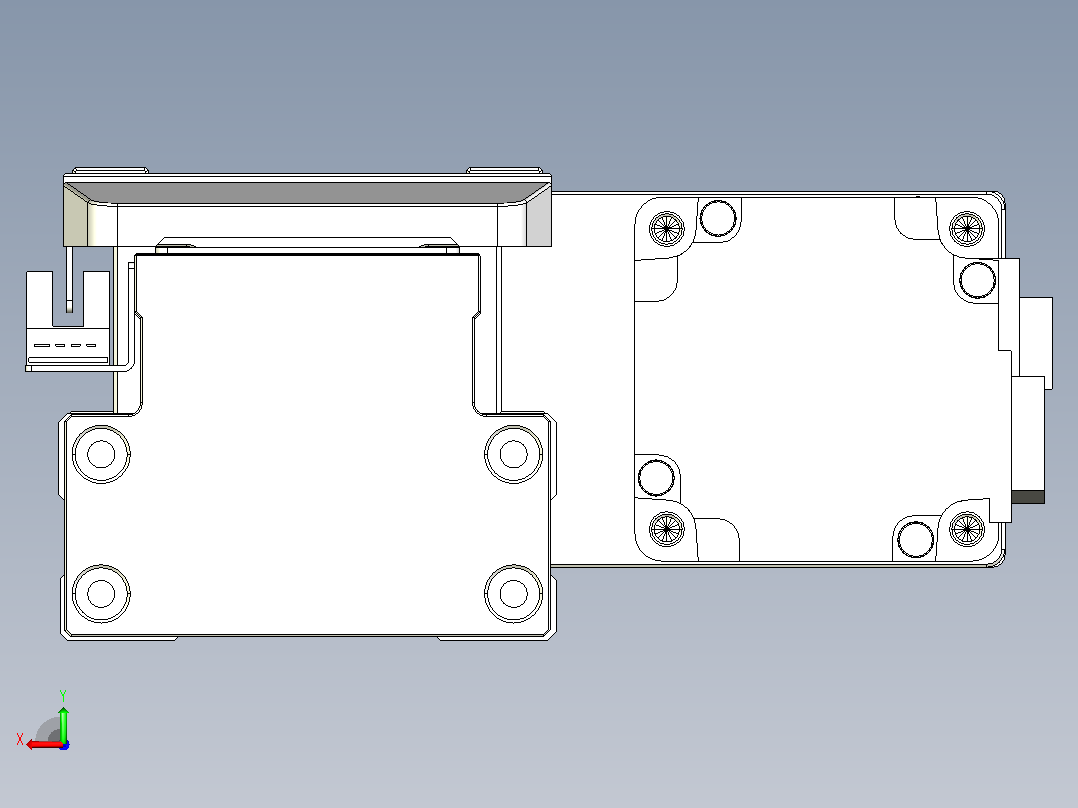 滚珠丝杠线性轴TPA-GCRS-80-1610C-L450-MR-M20-N3后视图