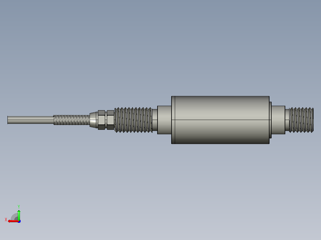 LCM12型双轴称重传感器500N 1kN 2kN双轴力传感器后视图
