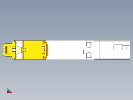 NBH-40J 1P小型断路器三维模型202404前视缩略图