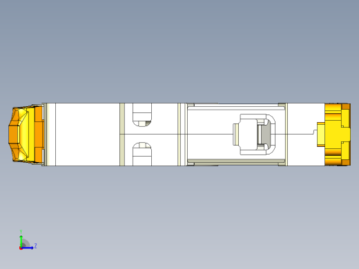 NBH-40J 1P小型断路器三维模型202404左视缩略图