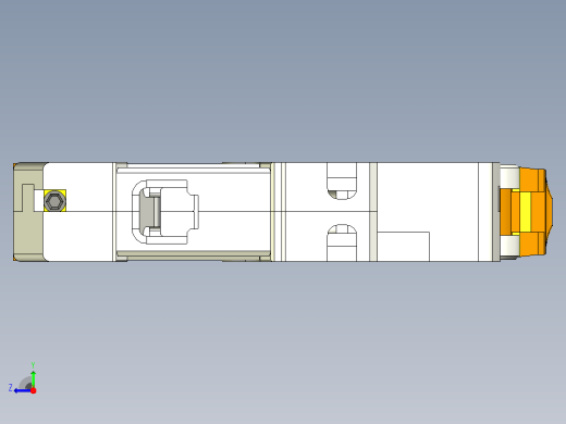 NBH-40J 1P小型断路器三维模型202404右视缩略图
