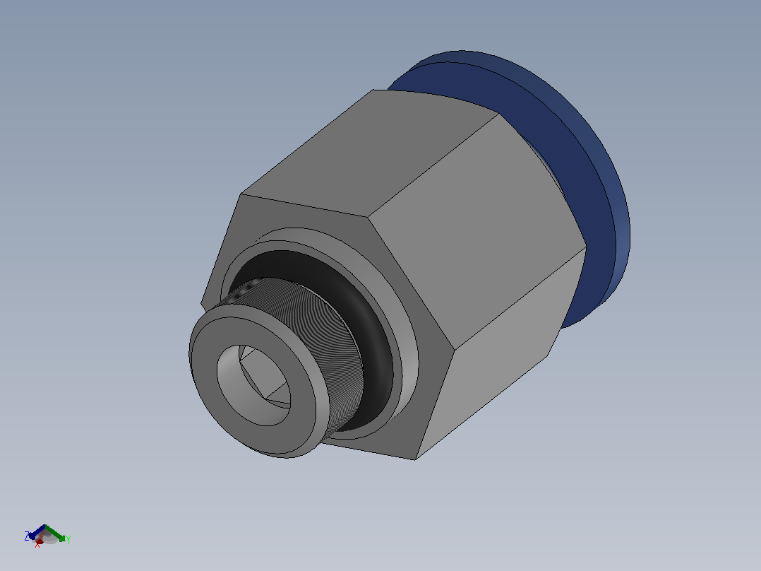 IPC-G 螺纹直通-G螺纹_IPC12-G02主视图