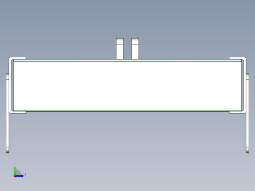 12m客车车架结构设计及分析(ug+说明书+分析图片)左视缩略图