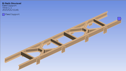12m客车车架结构设计及分析(ug+说明书+分析图片)缩略图