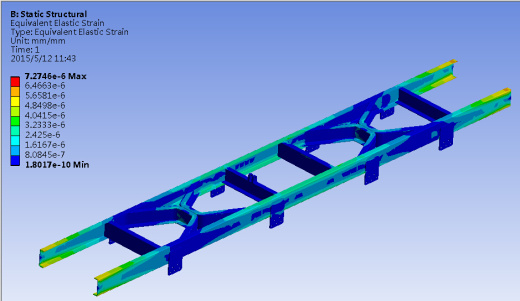 12m客车车架结构设计及分析(ug+说明书+分析图片)缩略图