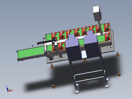 工业小风扇CCD检测贴标一体机sw17可编辑