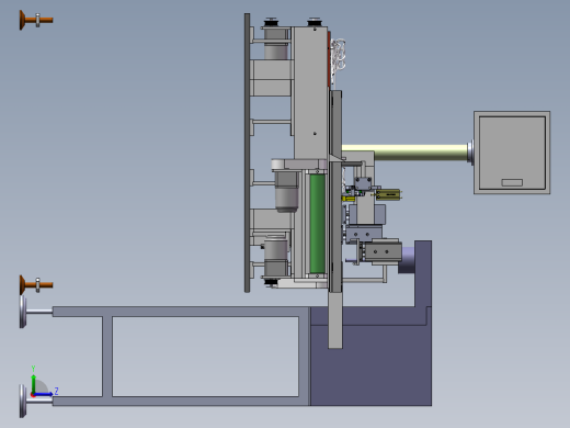 工业小风扇CCD检测贴标一体机sw17可编辑左视缩略图