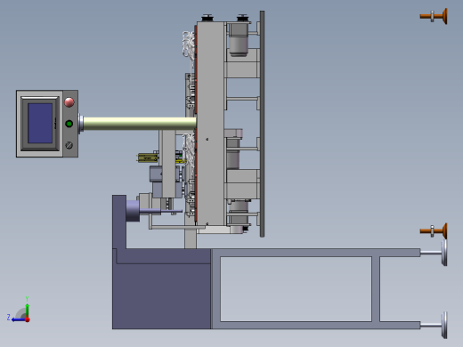 工业小风扇CCD检测贴标一体机sw17可编辑右视缩略图