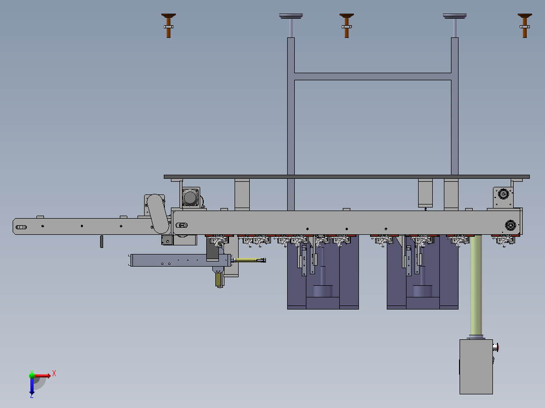 工业小风扇CCD检测贴标一体机sw17可编辑俯视图